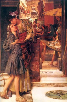  kuss - der Abschiedskuss Romantische Sir Lawrence Alma Tadema